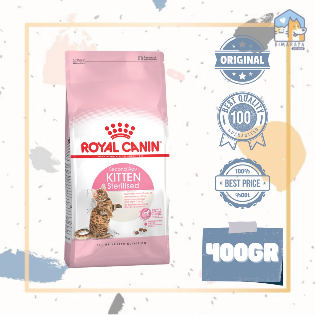 ROYAL CANIN KITTEN STERILISED 400GR FRESHPACK