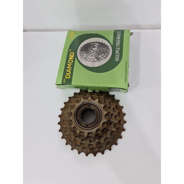 Sprocket  6 Speed | 7 Speed  Ulir/drat Gir belakang 14-28T Diamond