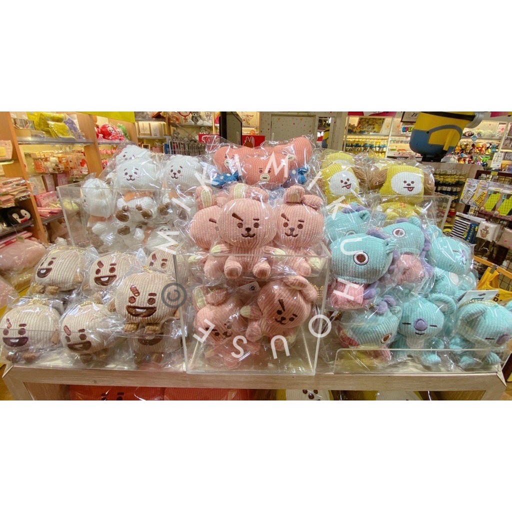 BT21 CORDUROY OFFICIAL JAPAN JEPANG LIMITED KEYRING GANTUNGAN BTS TINYTAN TATTON