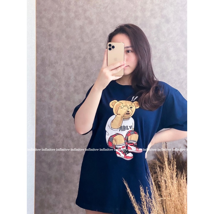 Kaos Oversize Wanita Atasan Wanita Jumbo Bahan Cotton Combed 30s