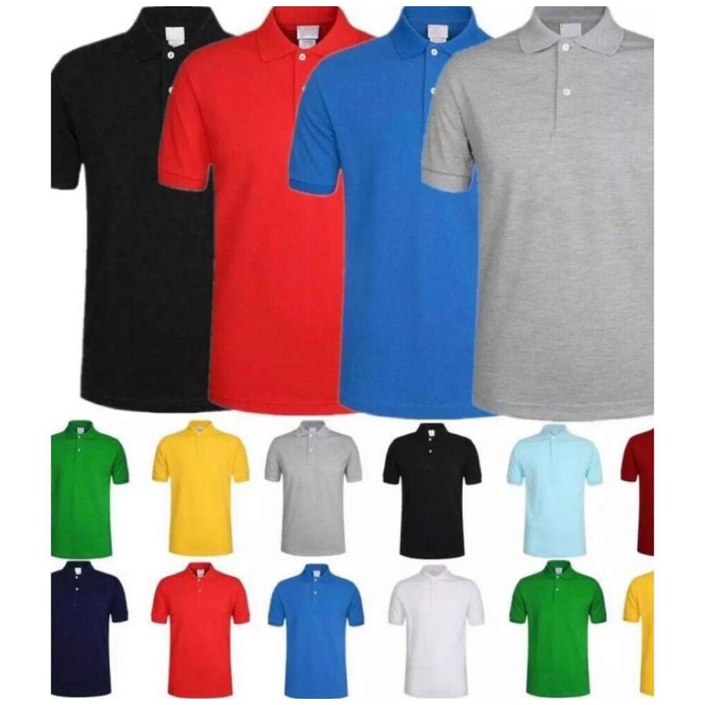 Noveli wear - Kaos kerah pria | polo shirt lengan pendek polos seragam | kaos murah grosir size M L XL XXL