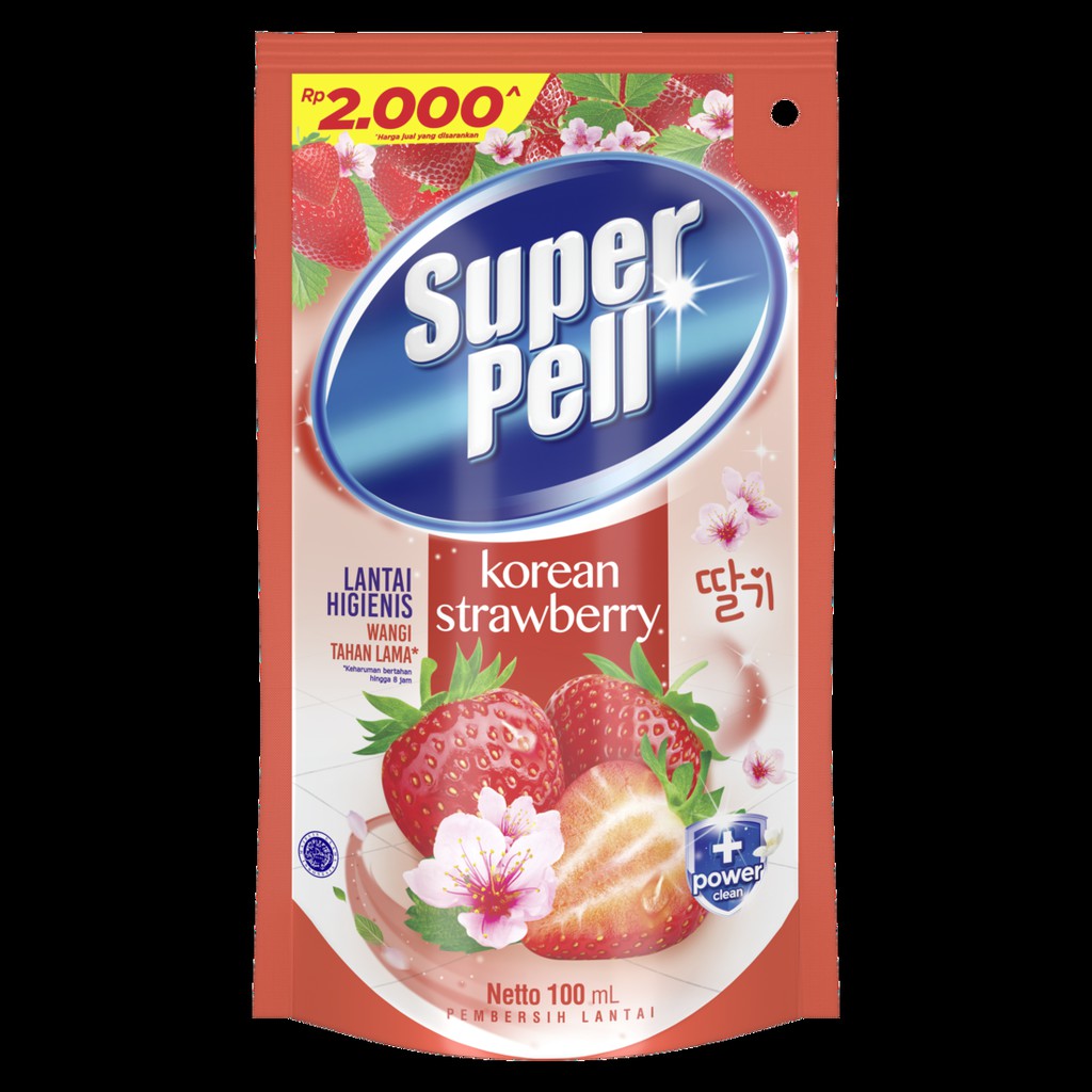 SUPERPELL PEMBERSIH LANTAI KOREAN STRAWBERRY 100ML