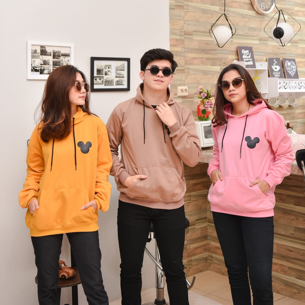 MICKY ZAURA HOODIE WANITA - ATASAN TEBAL PREMIUM