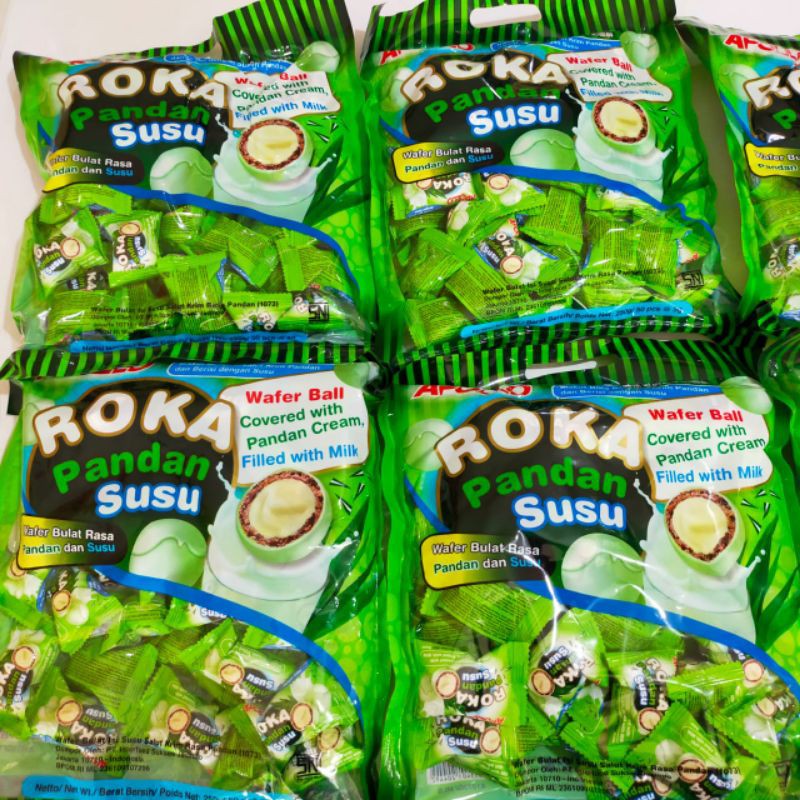 

Roka Apollo Pandan Susu isi 50 pcs