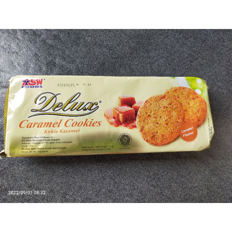 DELUX CARAMEL COOKIES (ASW FOODS)