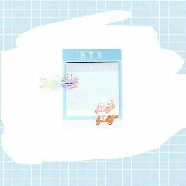 

BT21 ON WAY STICKY NOTES