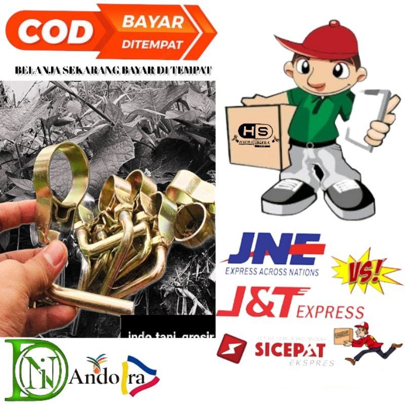 KLEM EGREK SAWIT PIPA/SATUAN BERBAGAI UKURAN 38-45 COD