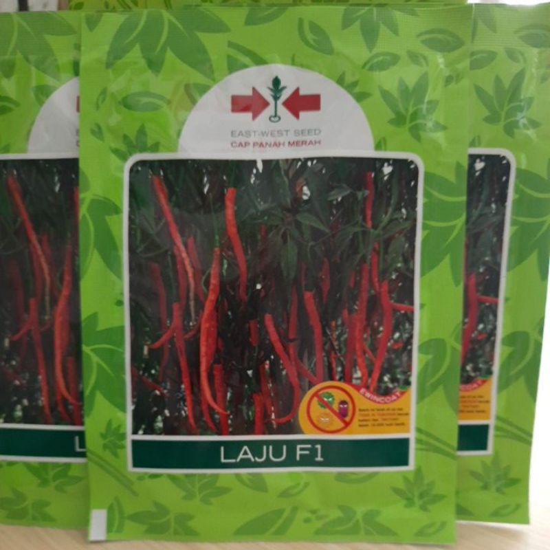Benih Cabe Merah Keriting Hibrida LAJU F1 1750 Butir - Cap Panah Merah
