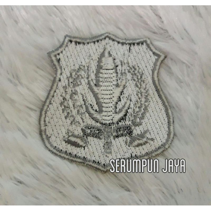 EMBLEM SECURITY LOGO SILVER - EMBLEM SECURITY BORDIR