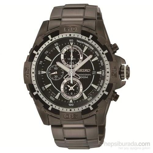 Seiko Quartz SNDC21P1 Chronograph Black - Jam Tangan Pria SNDC21