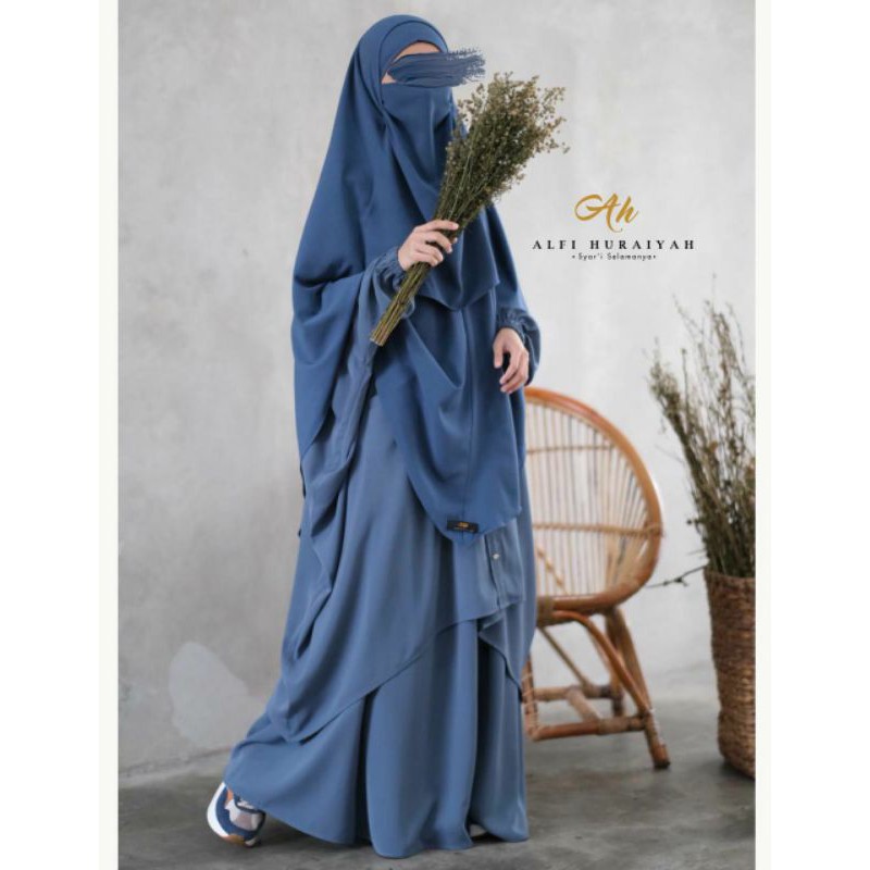 TERBARU TUNIK PUTRI ONE SET  Perdana BY ALFI HURAIYAH