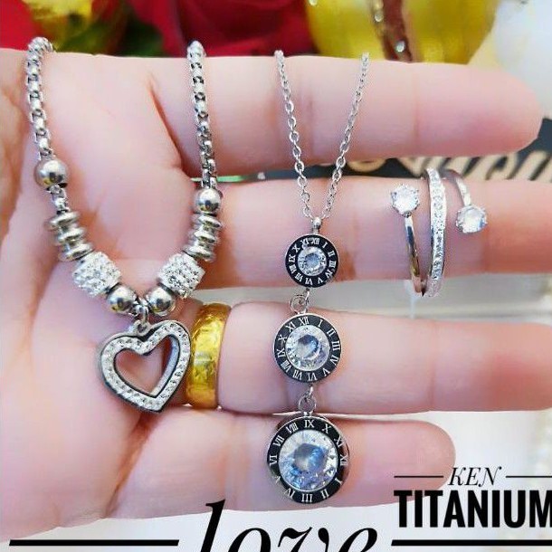 Titanium Set Perhiasan 0203o