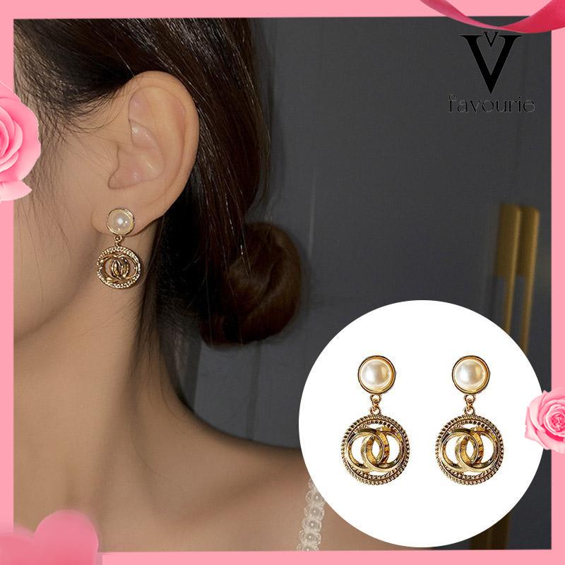 [COD]Anting-Anting Fashion Gaya Istana Anting-Anting Mutiara Anting-Anting Wanita Anting-Anting Kepribadian-FA