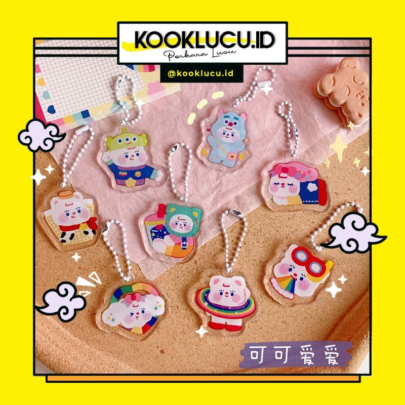 

Gantungan Kunci Akrilik Gaya Korea aesthetic scrapbook lovers toystory