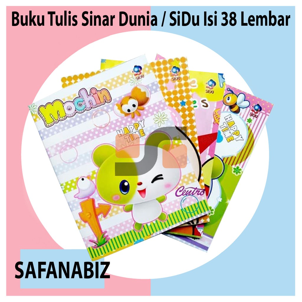 

Buku Tulis Sidu Sinar Dunia Isi 38 Lembar Murah