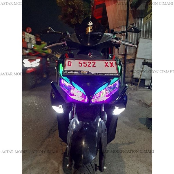 PAKET ALIS RUNING RGB REMOT BONUS DEMON RGB AEROX CONECTED/AEROX NEW