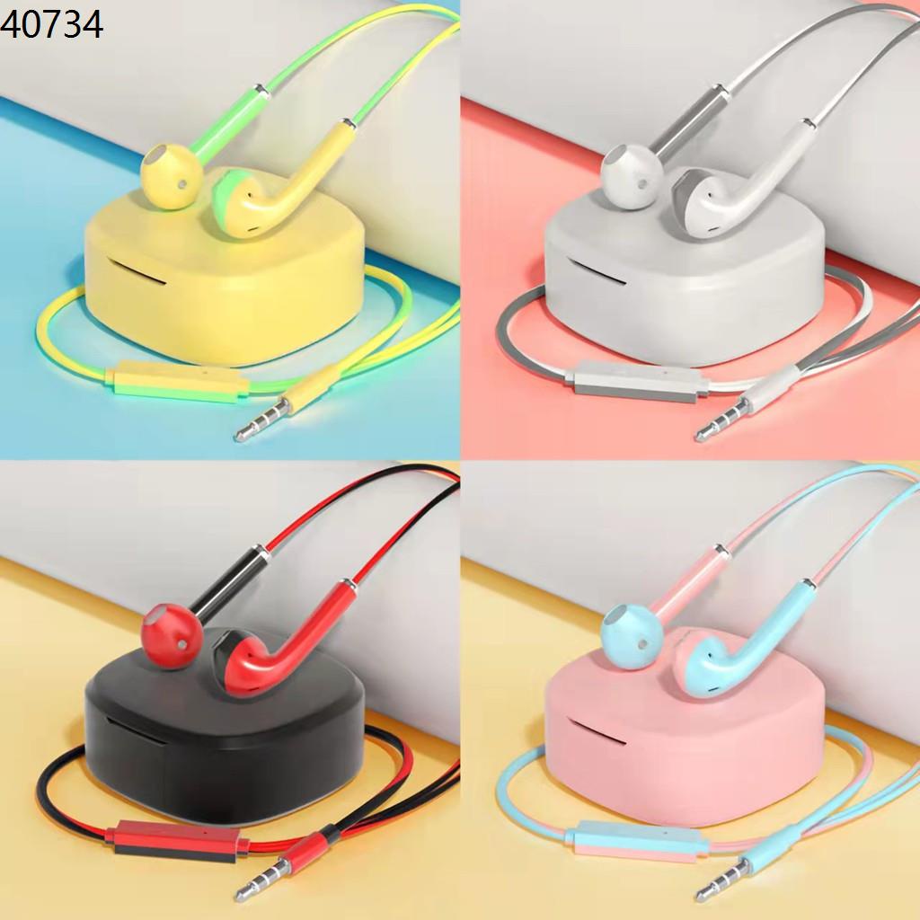 Headset Macaron U24 / Earphone Macaron Unik Hifi Audio Mate ColorA AH040 - ACS