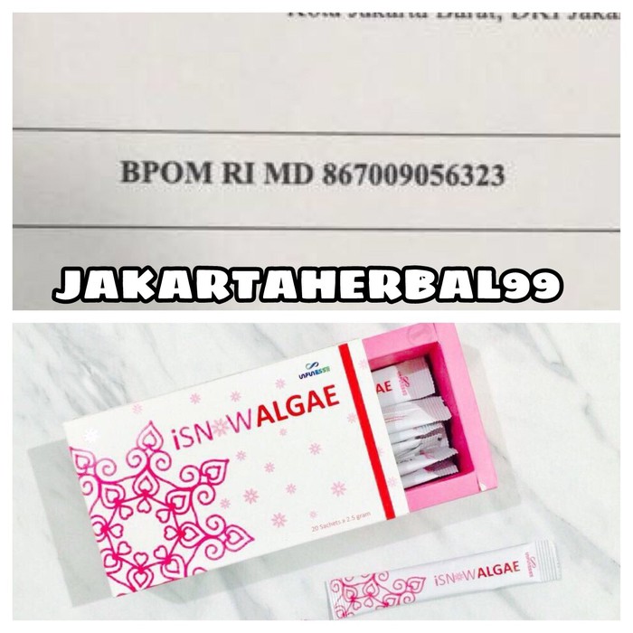 Perawatan Tubuh - Kecantikan - Perawatan Kulit Isnowalgae - Pencerah - Bebas Jerawat - Flek - Kusam