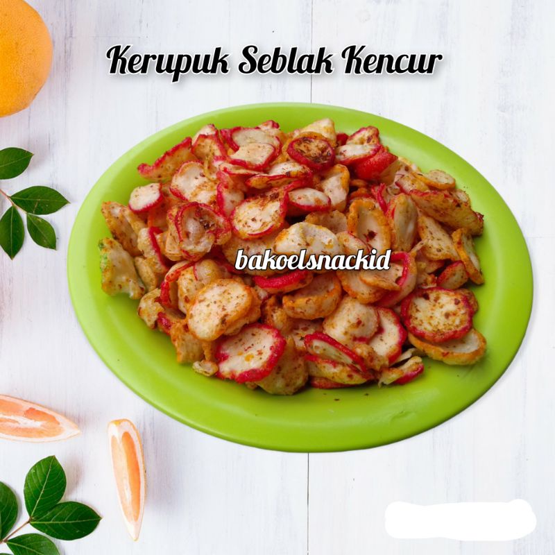 

Kerupuk seblak kencur extra pedas