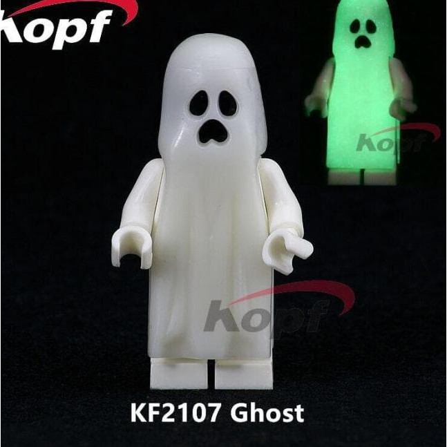 ￣➽ Ghost Glow in the Dark PG1245 KF2107 Castle Vintage Kingdom Brick ★★ C99