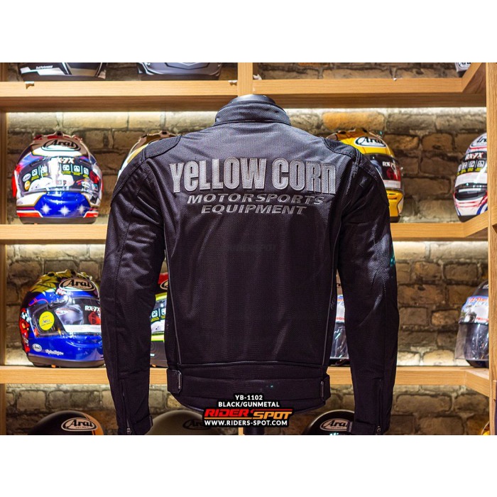 MOTOR-JAKET- JAKET MOTOR YELLOW CORN YB-1102 BLACK GUNMETAL NEW COLLECTION 2021 -JAKET-MOTOR.