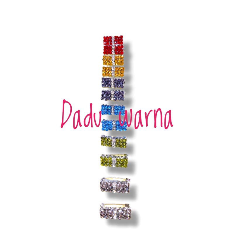 BROS DAGU WARNA Kecil Hijab Jilbab Aksesoris Wanita Muslim Cantik Full Mata Korea-E