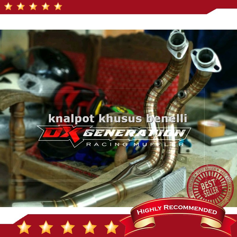 Jual Header Knalpot Benelli TNT250 Original