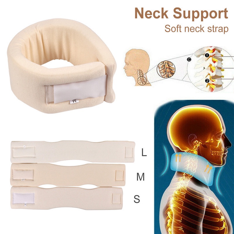 Busa penyangga leher #  penahan bantal sakit support penyanggah penahan soft neck collar # cervical collar # collar brace