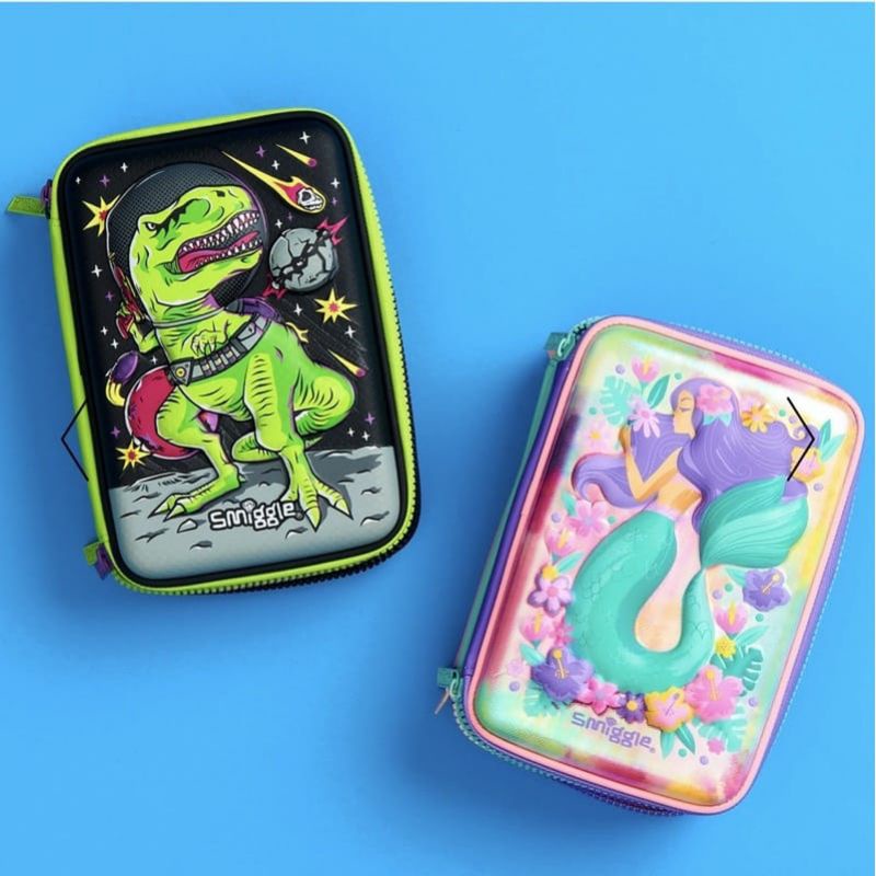 

smiggle pensil case triple fancy