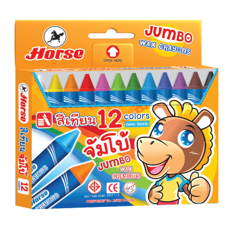 

CRAYON / Wax Crayon 12 Warna Jumbo