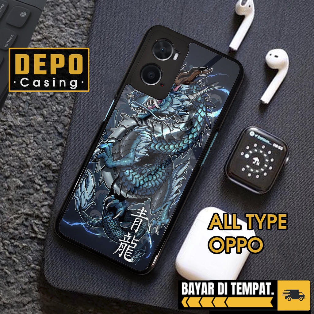 Case Oppo A76 A36 Case Hp Oppo A76 A36 Premium Glossy Depo Casing [DRGN] Casing Hp Oppo A76 A36 Aest