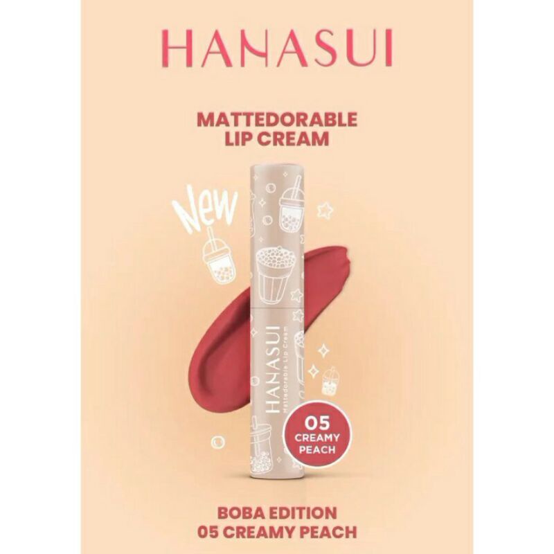 Hanasui boba edition 05 creamy peach