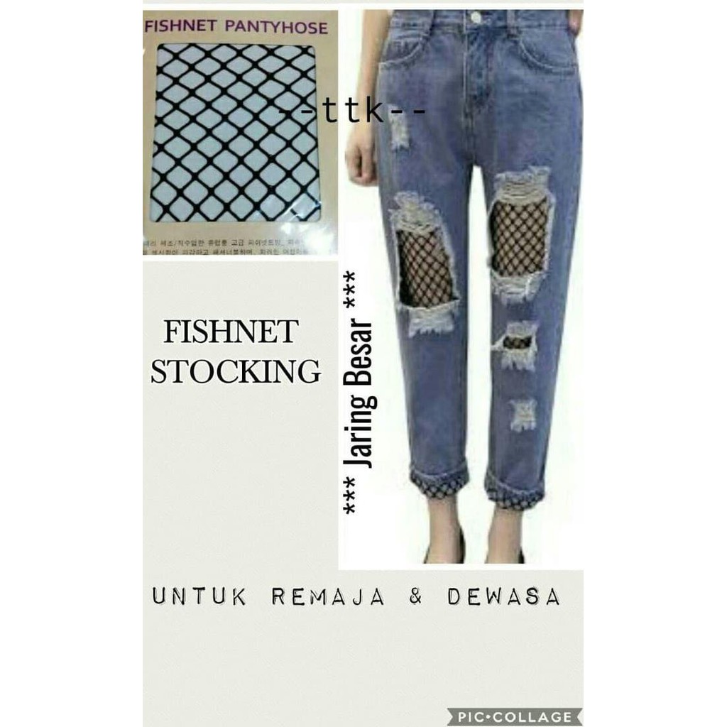 KUALITAS BAGUS STOCKING JARING / FHISNET FASHION / STOCKING / CELANA