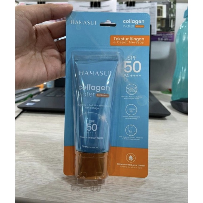 New Hanasui Collagen Water Sunscreen SPF 50