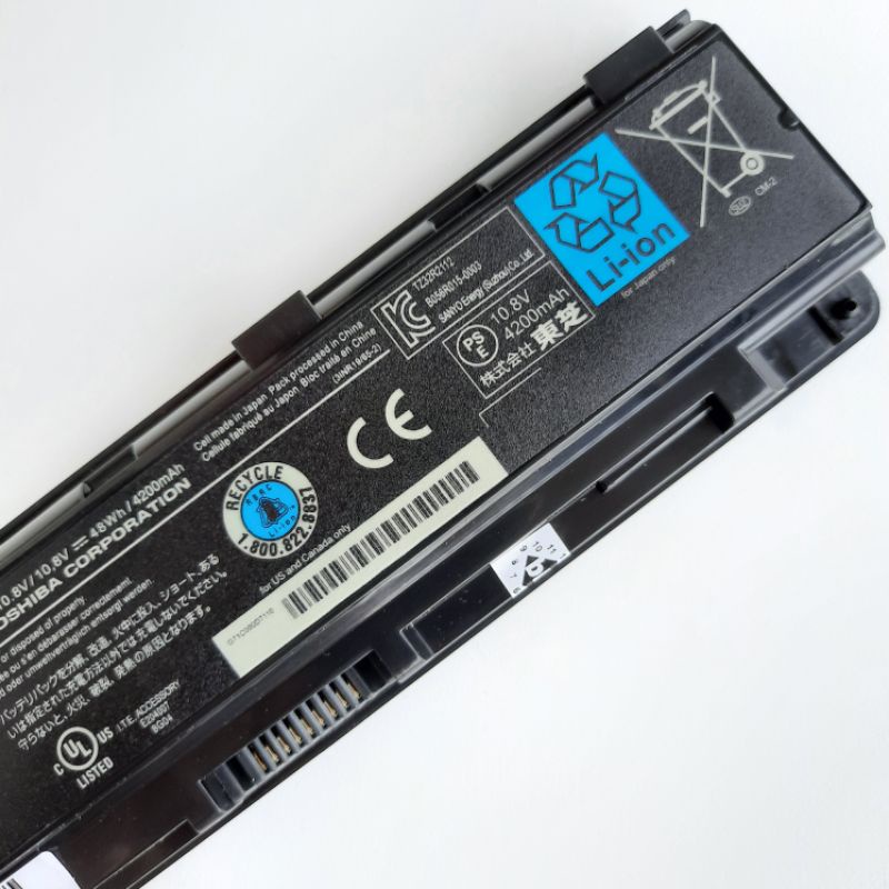 Baterai Toshiba Satellite C800 C800D C840 C840D C845 C870 PA5024U-1BRS