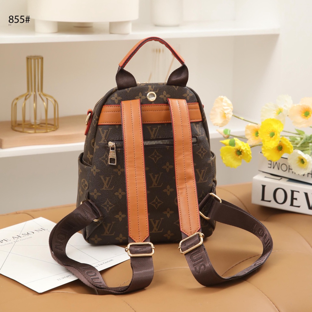 Backpack Shoulder Bag in Monogram 855
