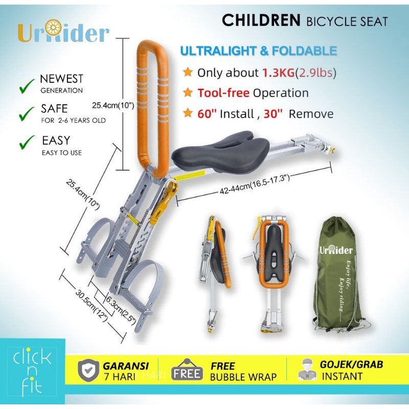UrRider sepeda Kursi Anak