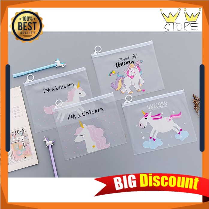 

B11 TEMPAT PENSIL ANAK TEPAK KOTAK PENSIL ALAT TULIS A5 PENCIL CASE POUCH KARAKTER PONY MURAH