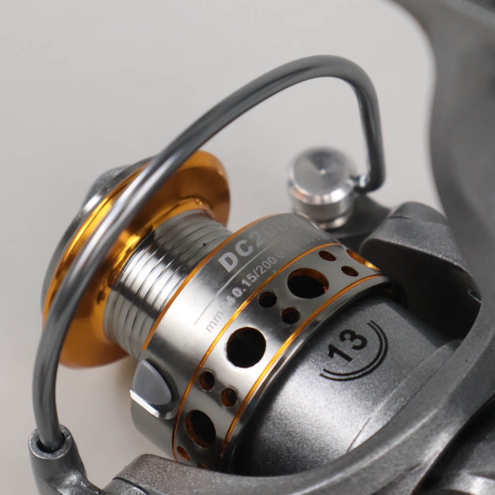 Reel Pancing Spinning Fishing Reel Kumparan Pancing 13 Ball Bearing 5.2:1 Kuat 12 KG / Gulungan pancing putar murah / Katrol pancing / Reel pancingan Metal / Ril pancingan laut kuat