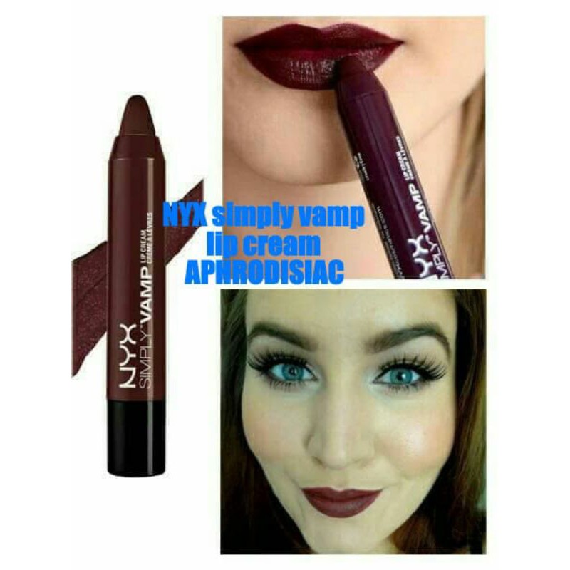 nyx simply vamp lip cream aphrodisiac