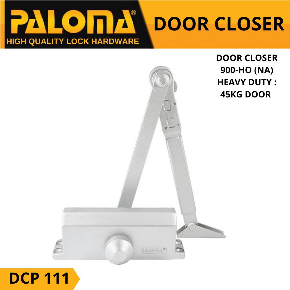 Penutup Pintu Otomatis PALOMA DCP 111 DOOR CLOSER 900-HO HOLD OPEN SILVER NA