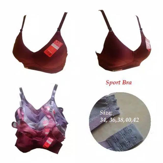 RC BH Bra Yiyi Busa Tipis Tanpa Kawat Import Berkualitas