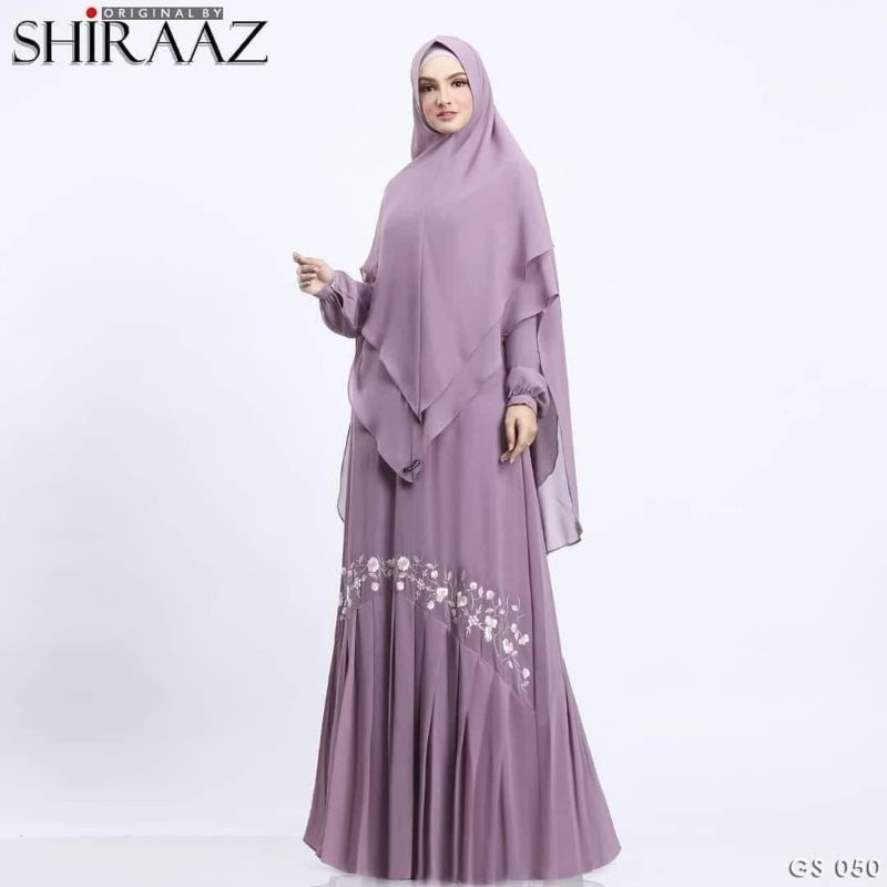 gamis syar'i set hijab terbaru 2022 shiraaz syar'i big size