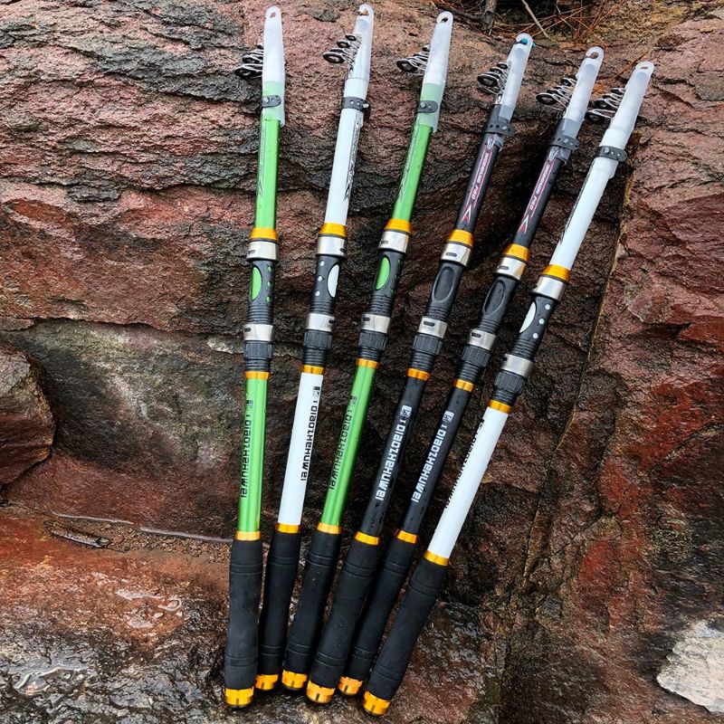 Grab Medan TaffSPORT GHOTDA Joran Pancing Telescopic Fishing Rod Pole Carbon Fiber 2.1M - C562L