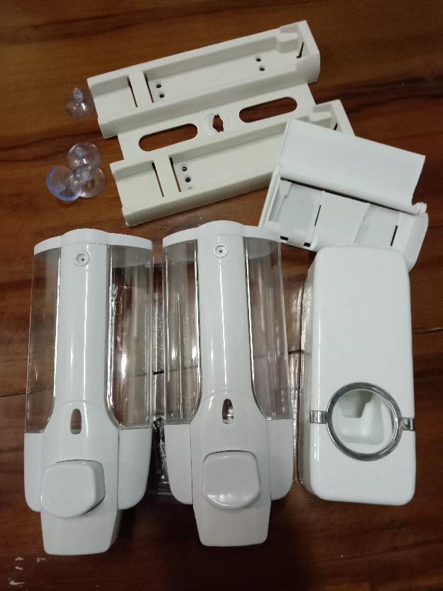 Bonuss Sikat Gigi Tempat Sabun Cair Key Lock + Dispenser Odol & Tempat Sikat Gigi Anti Bocor