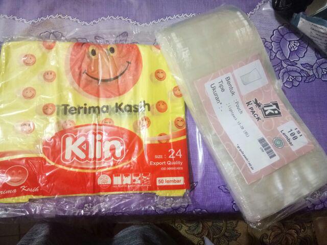 Plastik Standing Pouch Kpack Uk 13cm Isi 100 Bening