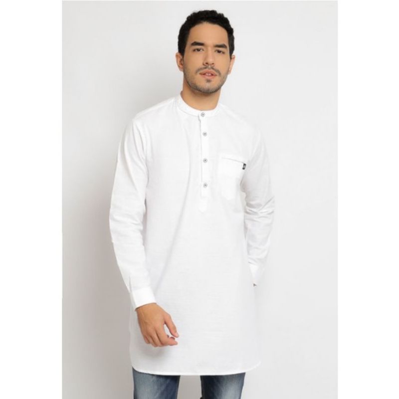 Baju Koko Putih Lois Jeans - KLL248WH