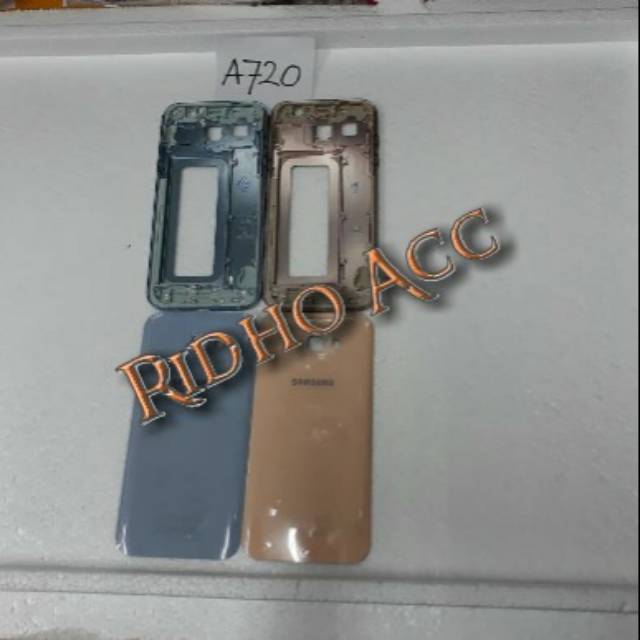 CASSING KESSING HOUSING FULLSET SAMSUNG  A7 2017 A720 ORIGINAL TULANG TENGAH PLUS BACKDOOR