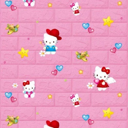 PROMO!! BUY 25 FREE 1 !! WALLFOAM 3D MOTIF ANAK-ANAK 70X77 CM / WALPAPER FOAM-BKA04 5MM