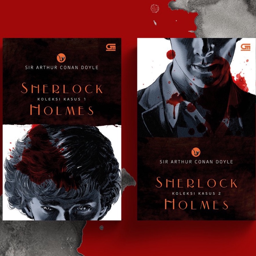 [INDONESIA] BUKU NOVEL SHERLOCK HOLMES KOLEKSI KASUS 1 DAN 2 - SIR ARTHUR CONAN DOYLE [ORIGINAL]